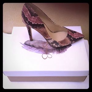 Brand New Jessica Simpson Snake Print Pumps